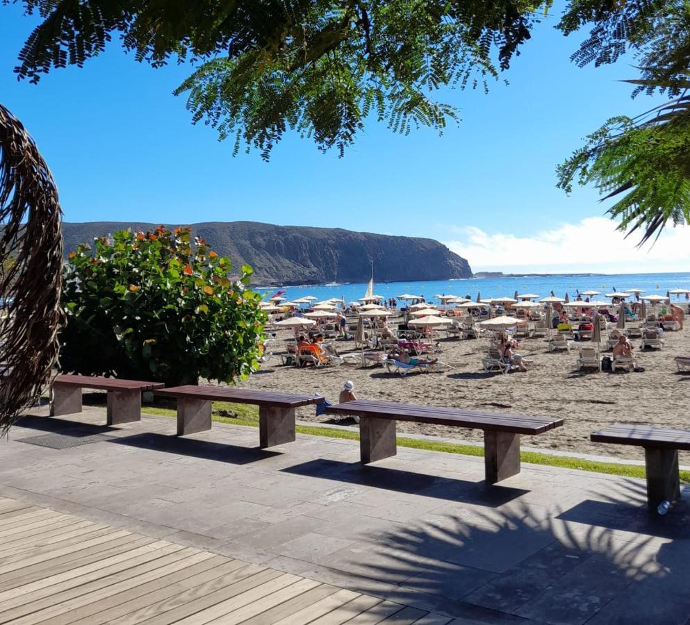 Apartament Luxory Dreamy Sunset, Seafront, Direct Access To The Promenade,Wifi,Pool,Free Parking Los Cristianos  Zewnętrze zdjęcie