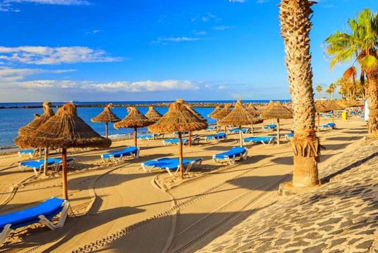 Apartament Luxory Dreamy Sunset, Seafront, Direct Access To The Promenade,Wifi,Pool,Free Parking Los Cristianos  Zewnętrze zdjęcie